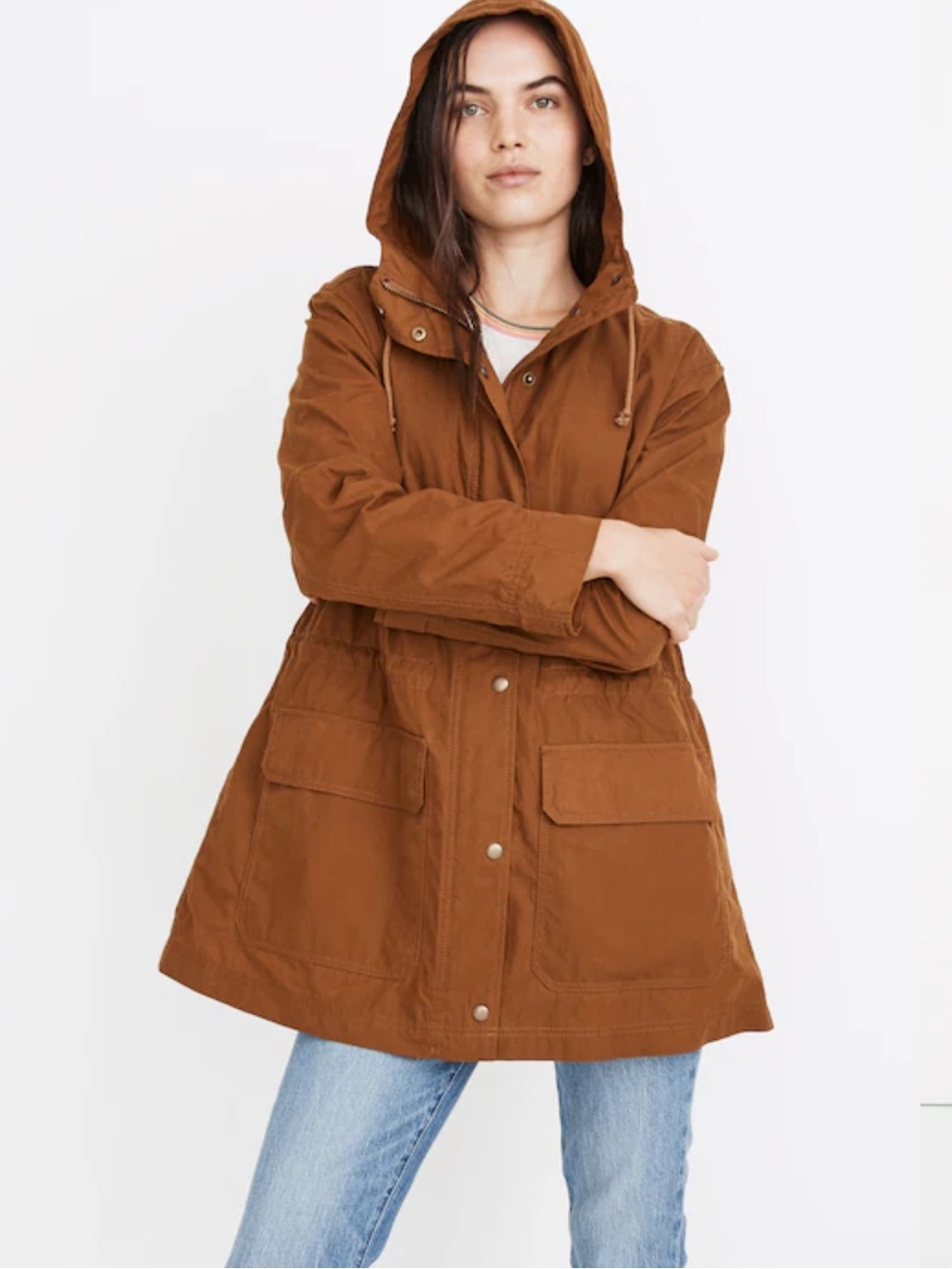Madewell Anorak Raincoat S
